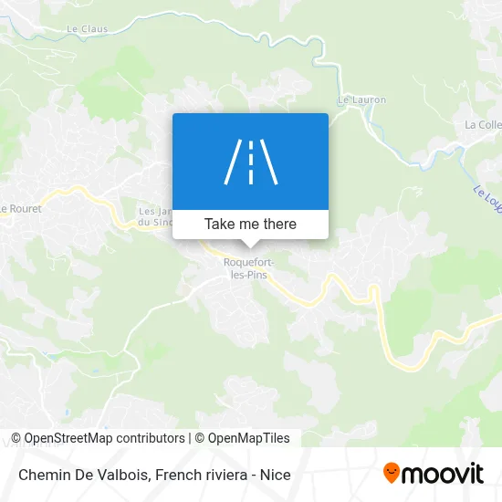 Chemin De Valbois map