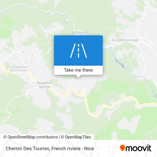 Chemin Des Tourres map