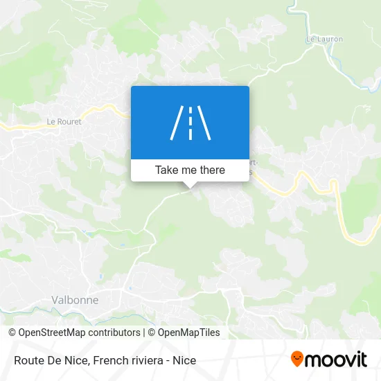 Route De Nice map
