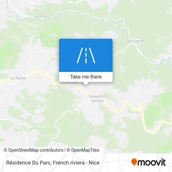 Résidence Du Parc map