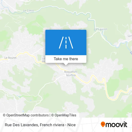 Rue Des Lavandes map