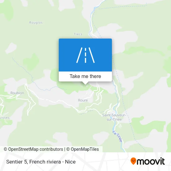 Sentier 5 map