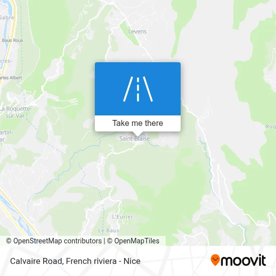 Chemin Du Calvaire map