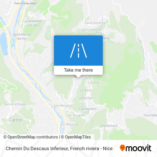 Chemin Du Descaus Inferieur map
