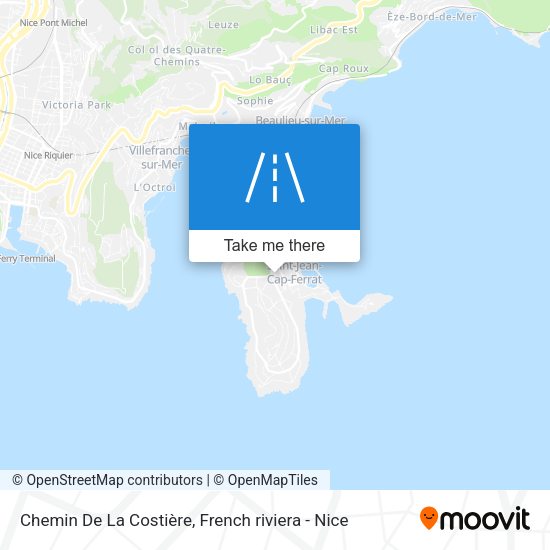 Chemin De La Costière map