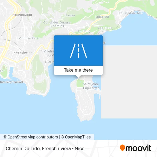 Chemin Du Lido map