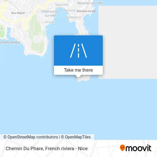 Chemin Du Phare map