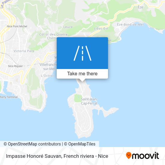 Impasse Honoré Sauvan map