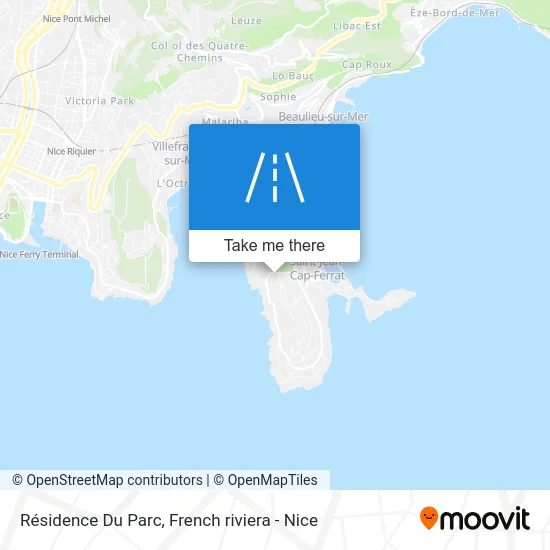 Résidence Du Parc map