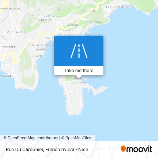 Rue Du Caroubier map