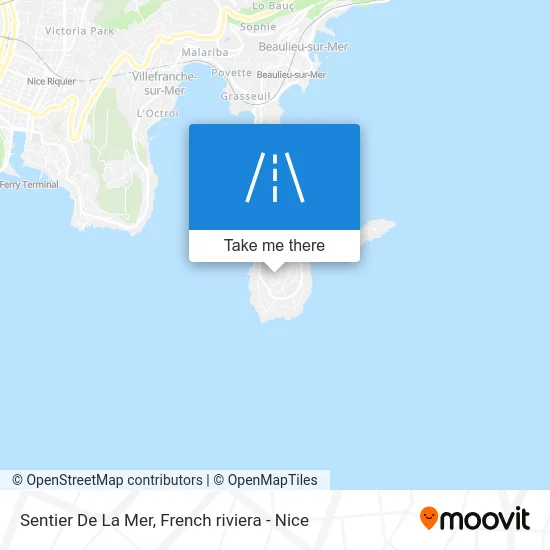 Sentier De La Mer map