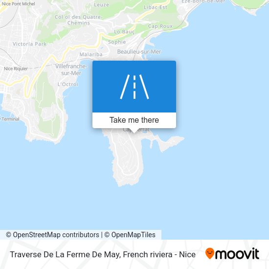 Traverse De La Ferme De May map