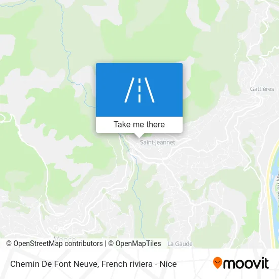 Chemin De Font Neuve map