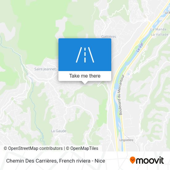Chemin Des Carrières map
