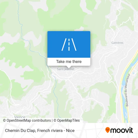 Chemin Du Clap map