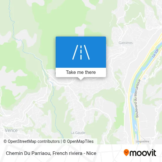 Chemin Du Parriaou map