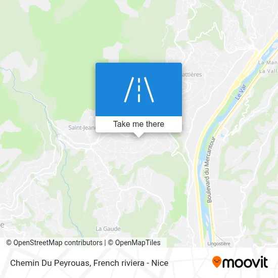 Chemin Du Peyrouas map