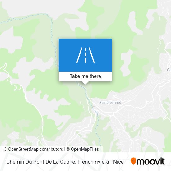 Chemin Du Pont De La Cagne map
