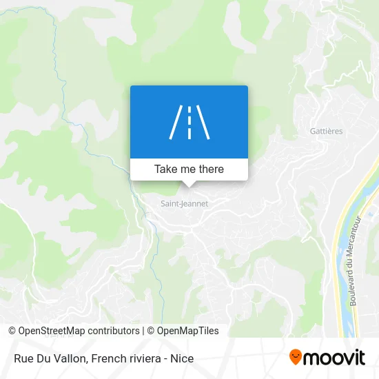 Rue Du Vallon map