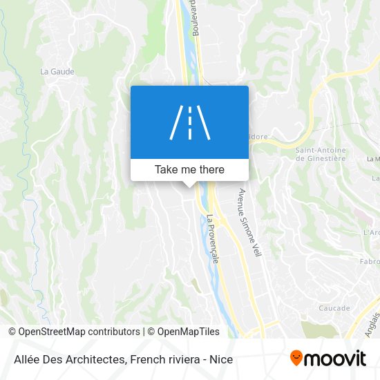 Allée Des Architectes map