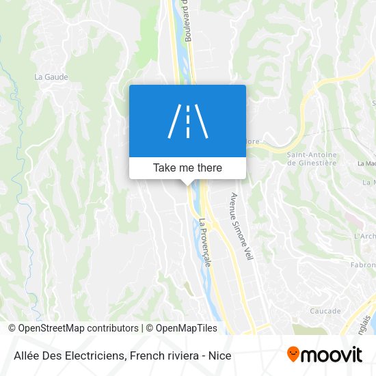 Allée Des Electriciens map