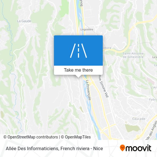 Allée Des Informaticiens map
