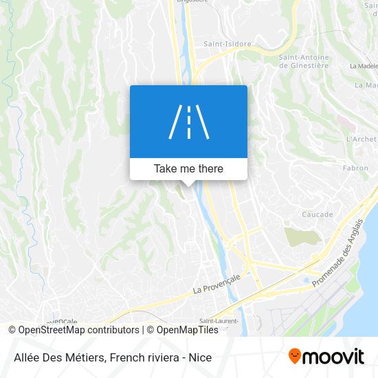 Allée Des Métiers map