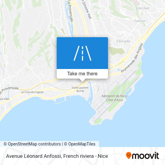 Avenue Léonard Anfossi map