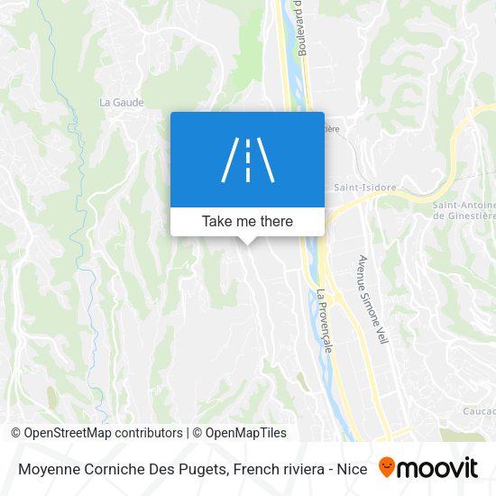 Moyenne Corniche Des Pugets map