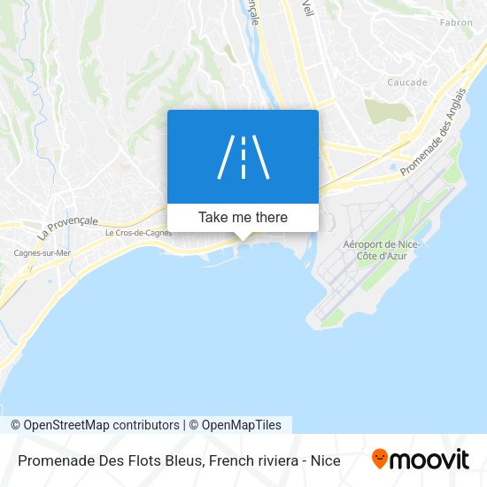Promenade Des Flots Bleus map