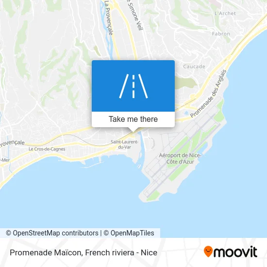 Promenade Maïcon map