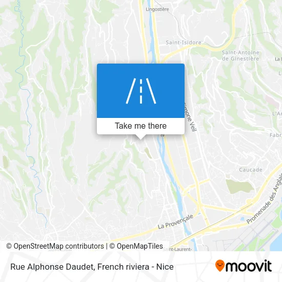 Rue Alphonse Daudet map