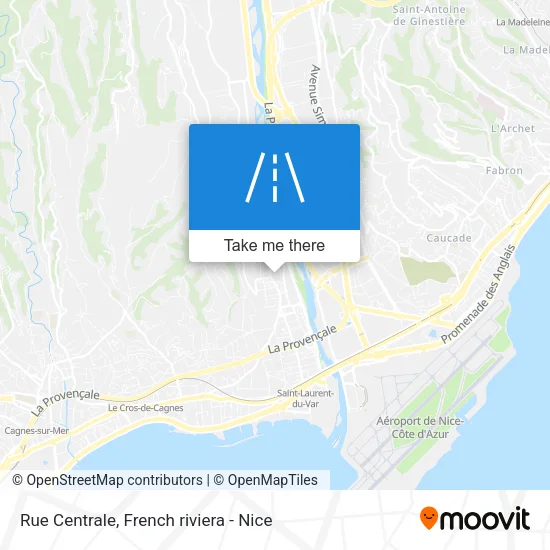 Rue Centrale map