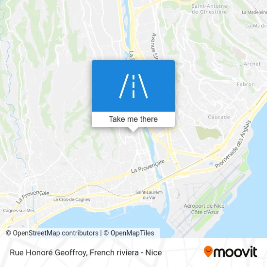 Rue Honoré Geoffroy map