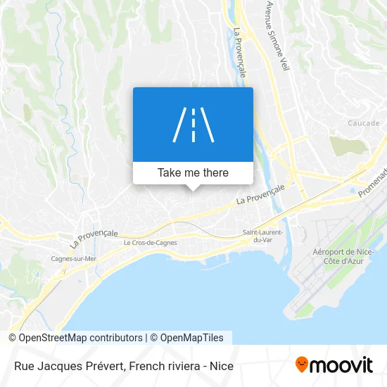 Rue Jacques Prévert map