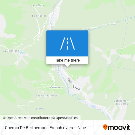 Chemin De Berthemont map