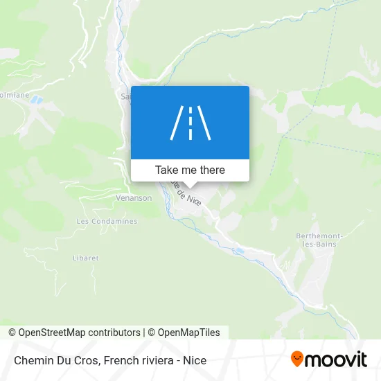Chemin Du Cros map