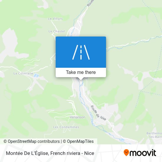 Montée De L'Église map