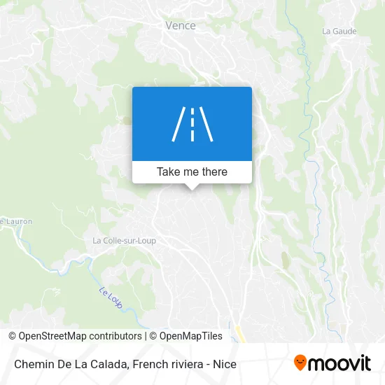Chemin De La Calada map