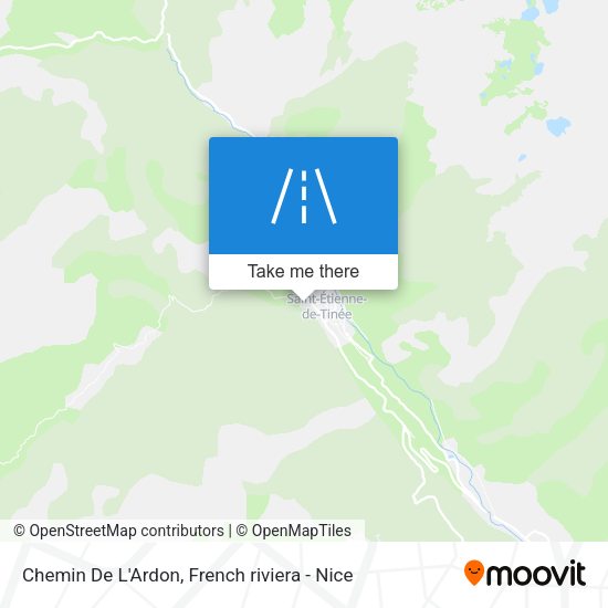 Chemin De L'Ardon map