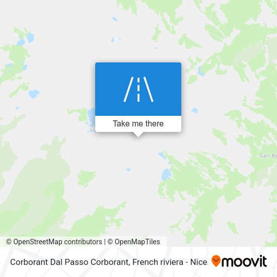 Corborant Dal Passo Corborant map