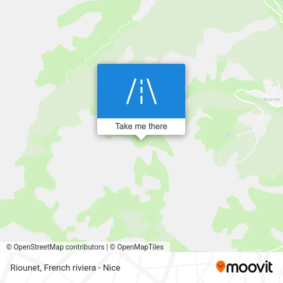 Mapa Riounet