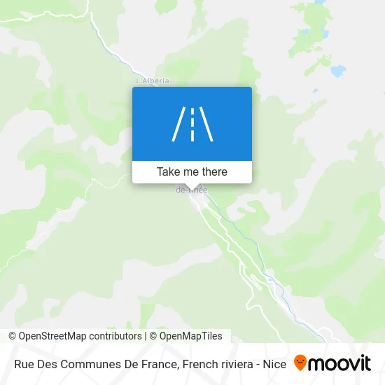 Rue Des Communes De France map