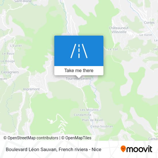 Boulevard Léon Sauvan map