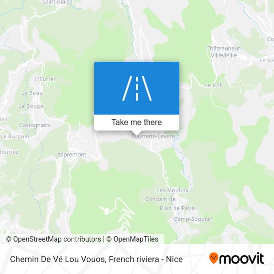 Chemin De Vé Lou Vouos map