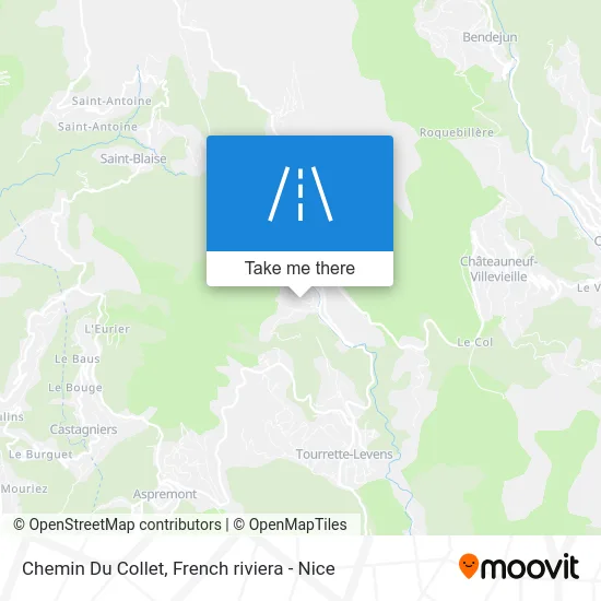 Chemin Du Collet map