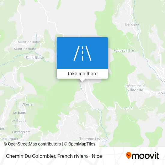 Chemin Du Colombier map