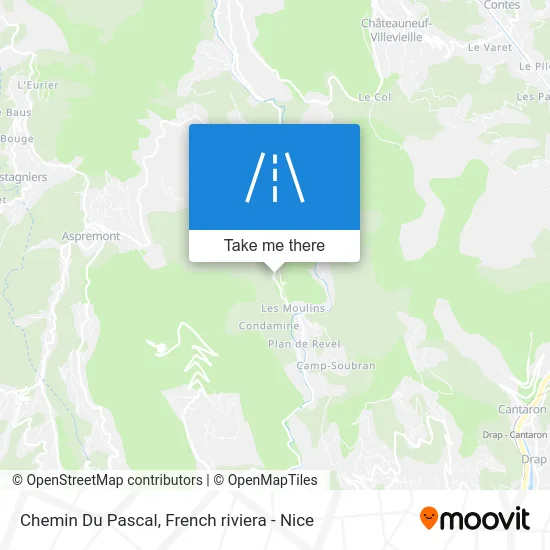 Chemin Du Pascal map