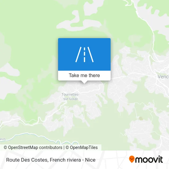 Route Des Costes map