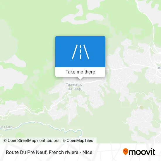 Route Du Pré Neuf map